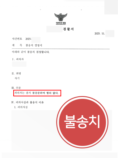 순천사기변호사 | 전 여친이 준 창업 자금, 사기죄 고소 당했으나 불송치